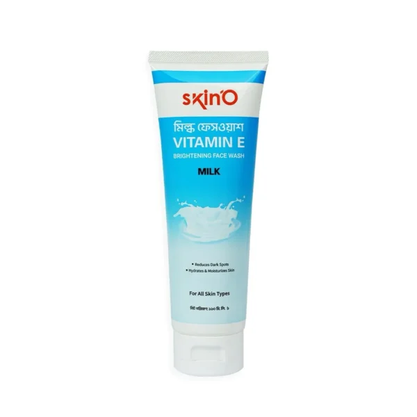 skinO Vitamin E Brightening Facewash (Milk) 110ml